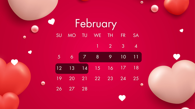 Valentine's Day Chocolate Gifts for the Seven Days