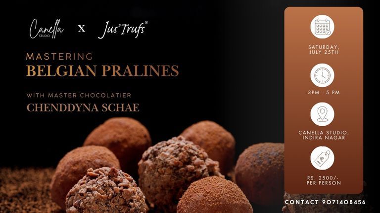 Mastering Belgian Pralines - Workshop at Canella Studios in Indira Nagar