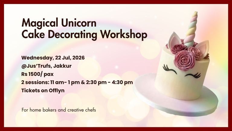 Magical Unicorn Cake Decorating Workshop