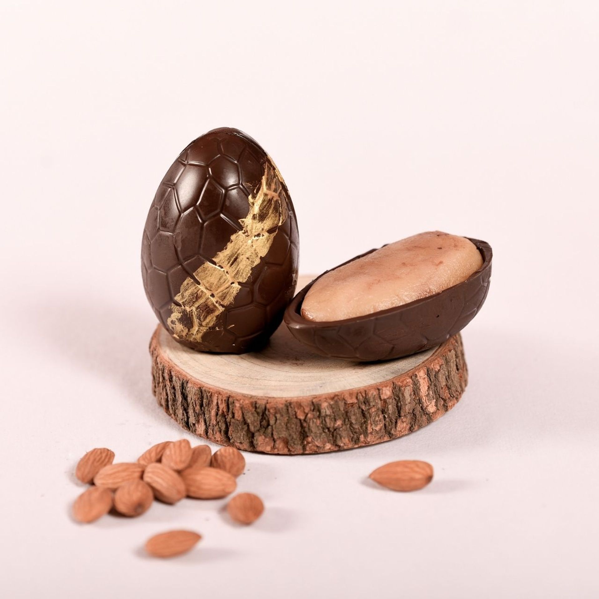Vegan Chocolate Marzipan Filled Easter Eggs, 260 gm