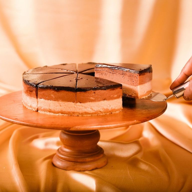 Hazelnut Peanut Mousse Cake