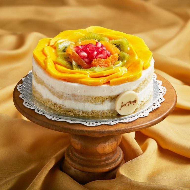 Fresh Fruit Mousse Cake
