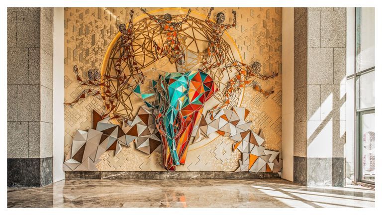 THE MASCOT WALL | PES UNIVERSITY, BANGALORE