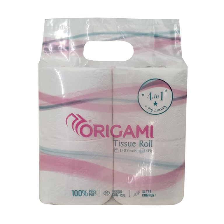 Origami Toilet Tissue Roll