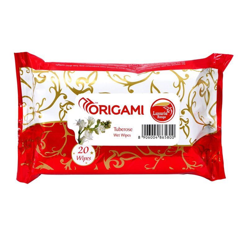 Luxuria Wet Wipes - Tuberose Fragrance | 20 Pulls