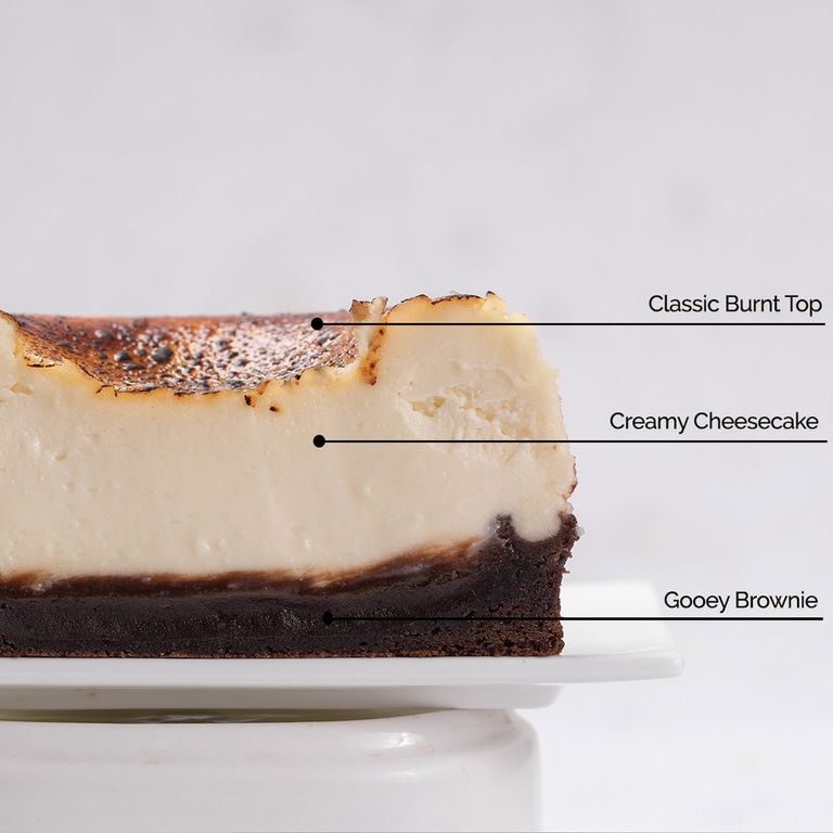 Brownie Basque Cheesecake
