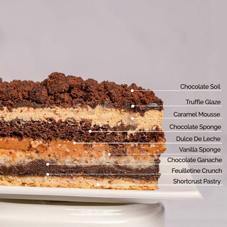 Millionaires Cake cross
