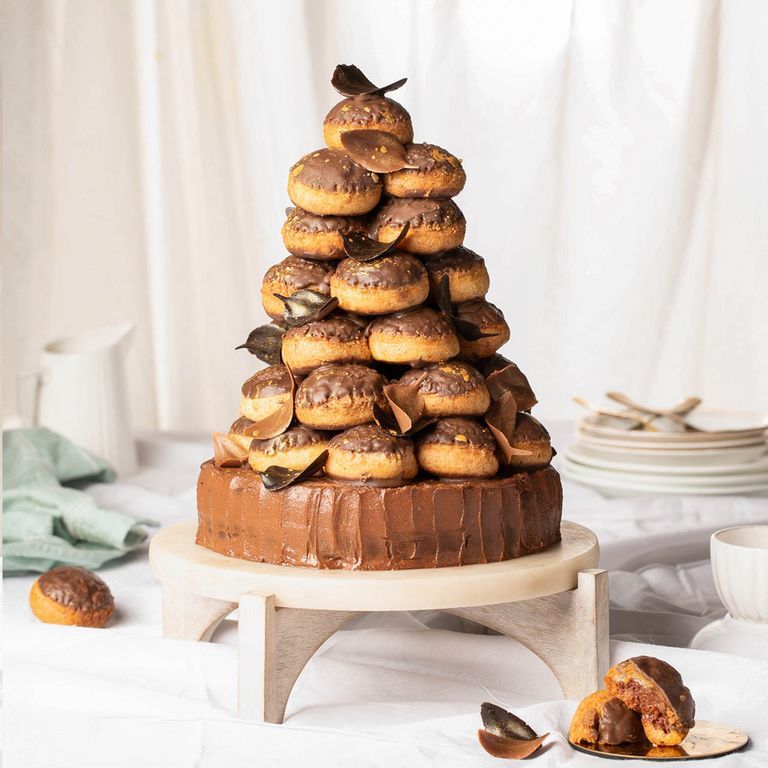Chocolate Croquembouche 