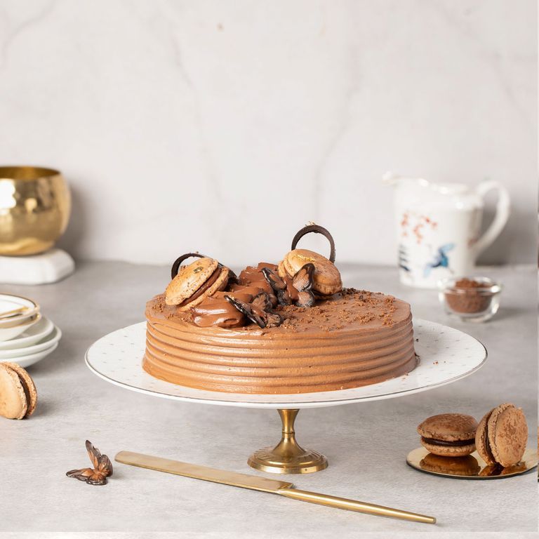 54% Chocolate Vanilla Cake