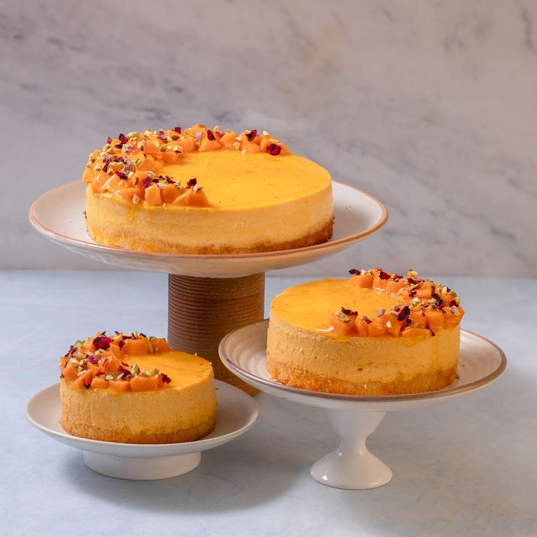 Mango Shrikhand Cake - Eggless