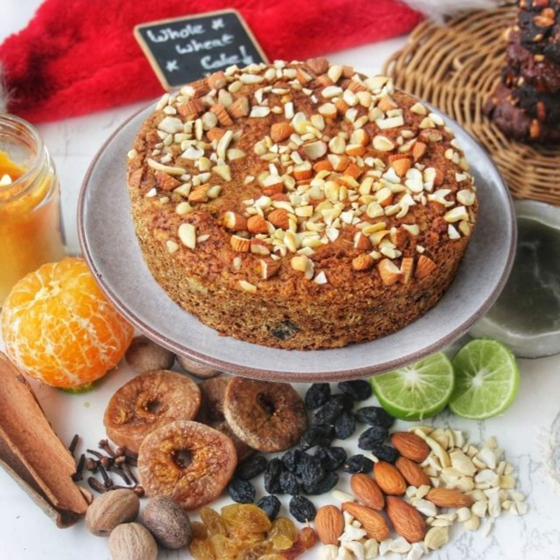 Gluten Free Vegan Christmas Fruit Cake CATHEDRAL CAKE CHRISTMAS