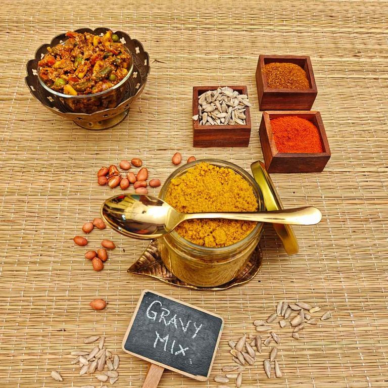 Instant Gravy Mix | Wholesome Heritage Masala Mix with Spices & Nuts | Daily Cooking Blend
