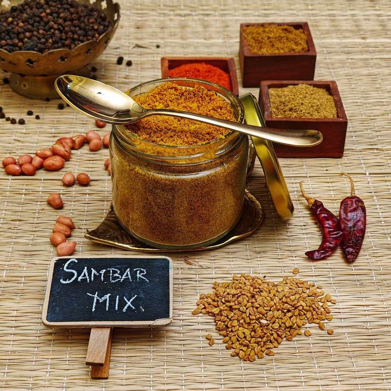 Instant Sambar Mix | Wholesome Heritage Masala Mix with Spices & Nuts | Daily Cooking Blend
